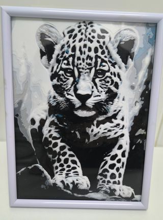 Cuadro 3D Jaguar (15x20cm)