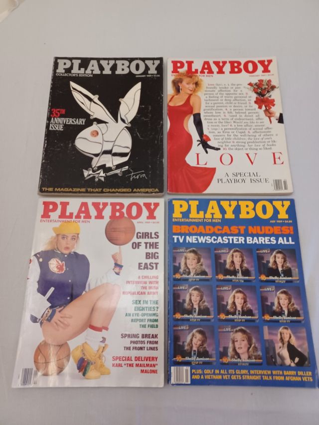 Lote de Revistas Playboy - 4 números 