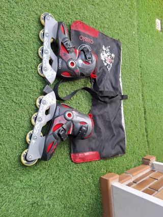 Patines Oxelo talla 32-34 + bolsa