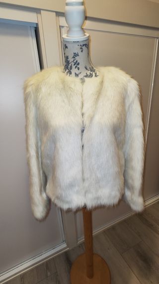 Chaqueta/ Abrigo blanca fiesta