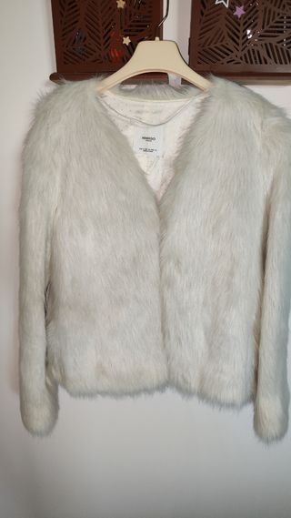 Chaqueta/ Abrigo blanca fiesta