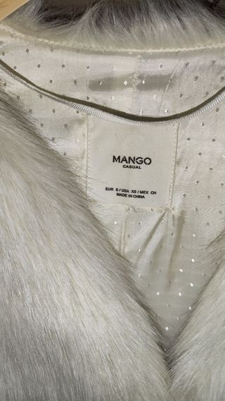 Chaqueta/ Abrigo blanca fiesta