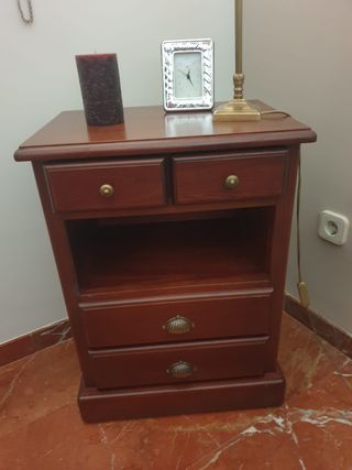 Mesitas noche madera 2 cajones (Son 2)
