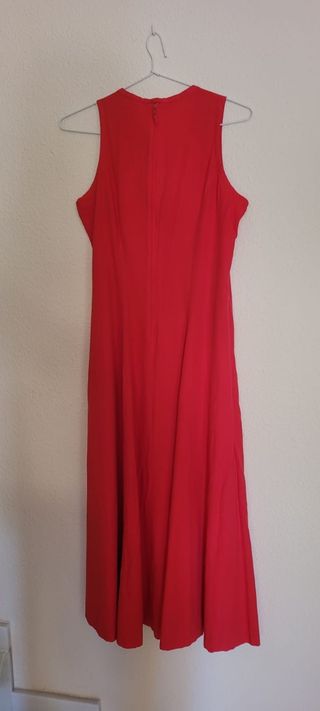 Vestido rojo con chaqueta