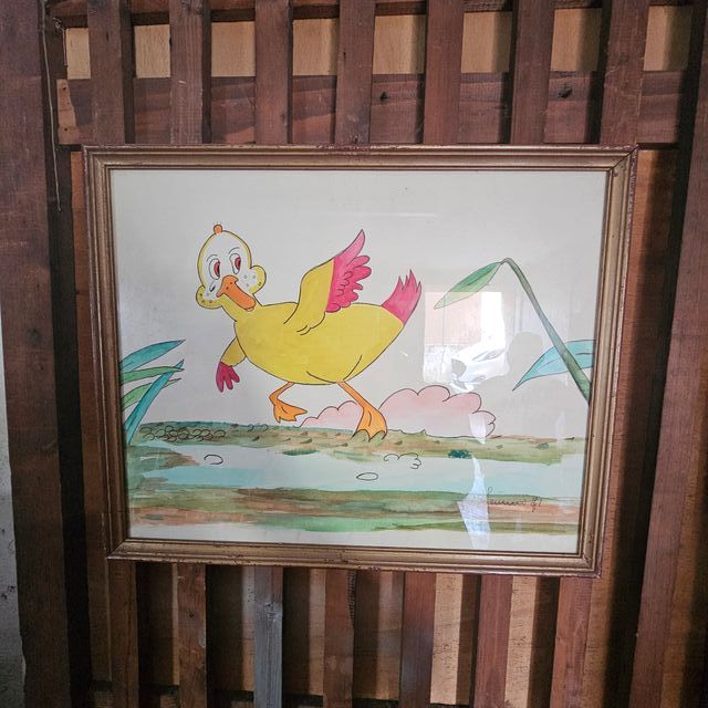 Quadro Pulcino - Dipinto a mano