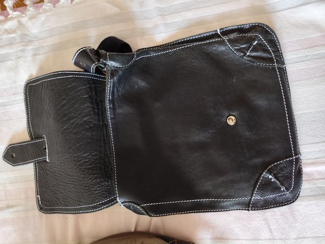 Mochila & bandolera piel