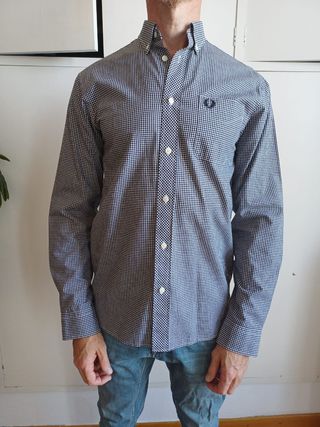 Camisa Fred Perry cuadros vichy (S)