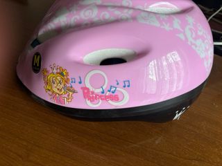 Casco bici niña rosa Princess