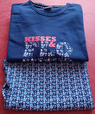 Pijama mujer azul - Kisses & Flowers