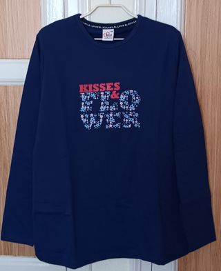 Pijama mujer azul - Kisses & Flowers
