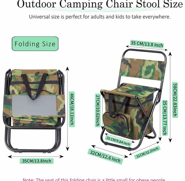 Silla Plegable Pesca - Portabebidas  NUEVO