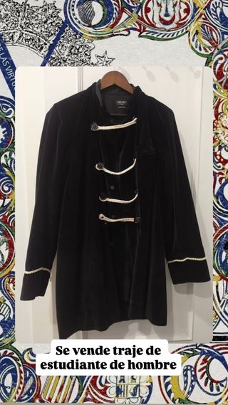 Traje estudiante Villena - Negro