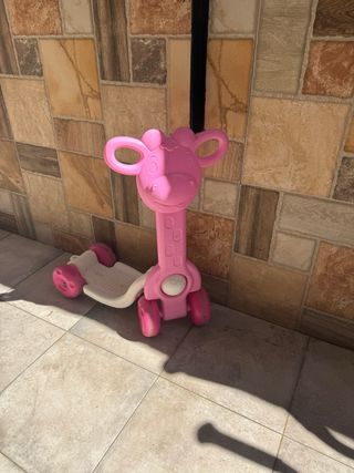 Patinete infantil Jirafa rosa