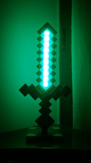 Espada Lámpara de Diamante Minecraft
