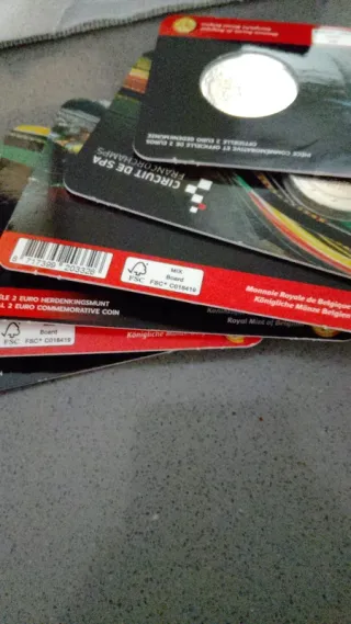 2 € commemorativo Belgio 2025 Spa Francorchamps