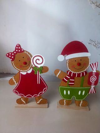 Adorno Navideño: 2 Galletas Jengibre