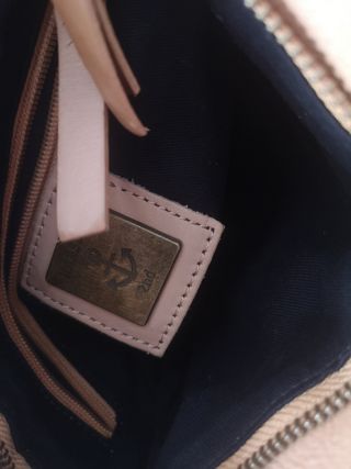 Bolso bandolera piel marrón
