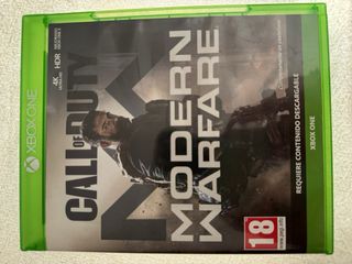Xbox One X y juego Call of Duty MW