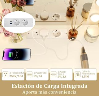 Tocador con espejo y taburete