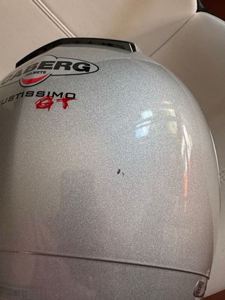 Casco moto Caberg GT argento