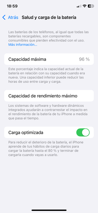 iPhone 11 Pro Gris Espacial (96% batería)