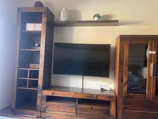 Mueble TV madera maciza