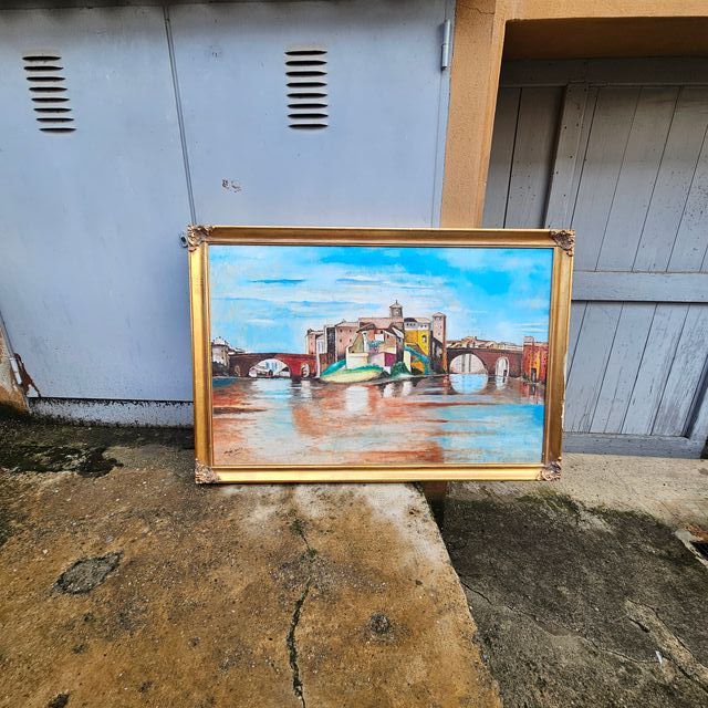 Quadro Roma: Isola Tiberina