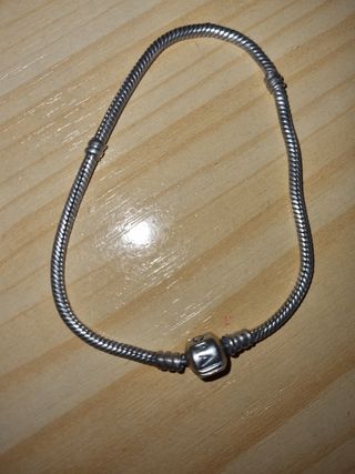 Pulsera Pandora plata 21cm