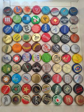 Lote Chapas de Cerveza y bebidas