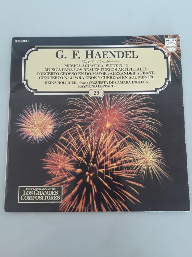 Vinilo LP Haendel Música Acuática