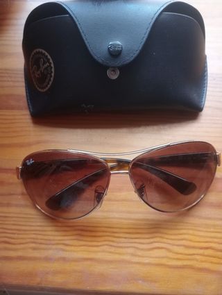 Gafas Ray-Ban marrón-doradas
