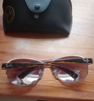 Gafas Ray-Ban marrón-doradas