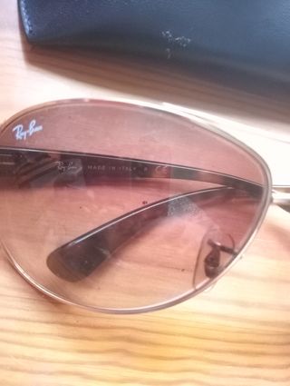 Gafas Ray-Ban marrón-doradas