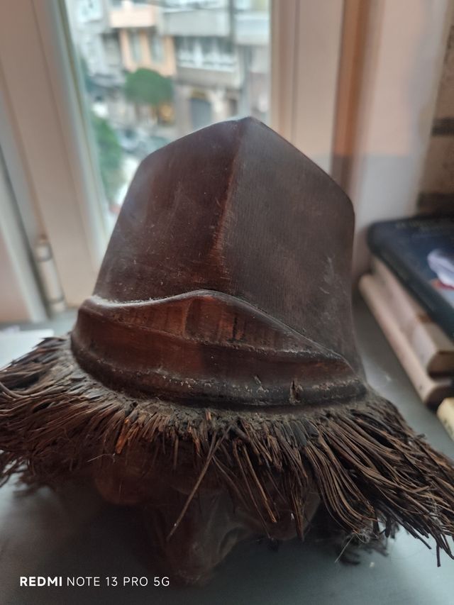 Cabeza bruja cenicero vintage