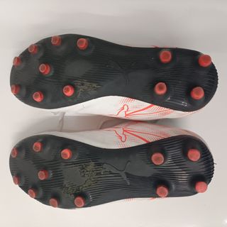 Botas fútbol Puma Jr. blancas talla 32