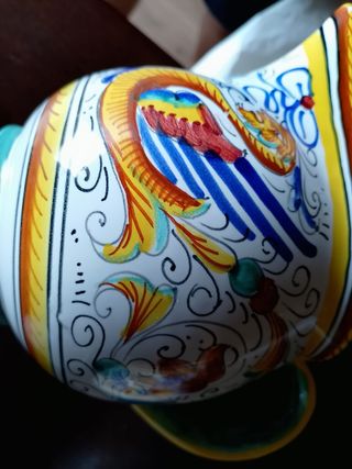 6 Caraffe Ceramica Dipinte a Mano 