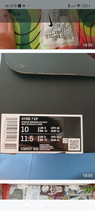 Nike Kyrie 7 Weatherman - Baloncesto N 44