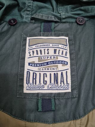 Abrigo militar verde oliva