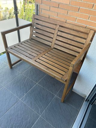 Banco jardín IKEA NÄMMARÖ marrón