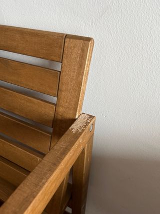 Banco jardín IKEA NÄMMARÖ marrón