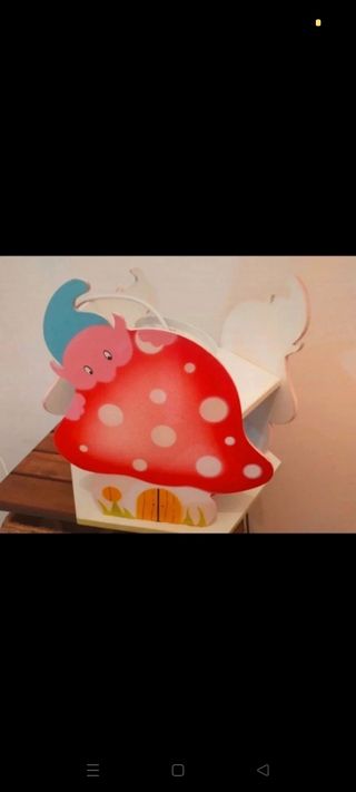 Lámpara seta infantil