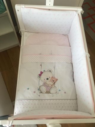 Minicuna colecho blanco