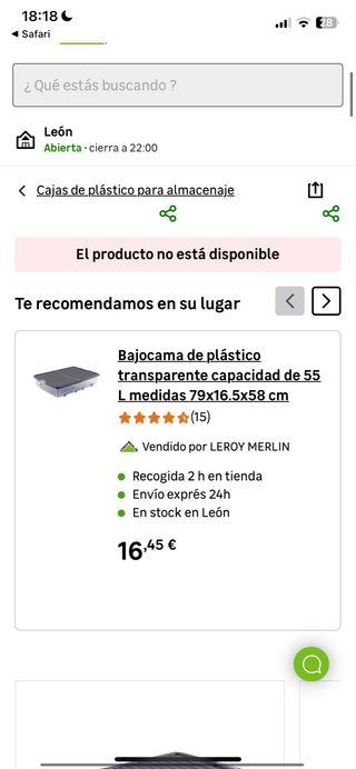 Caja almacenaje plástico gris