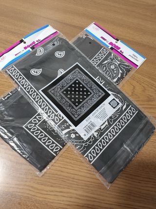 Sciarpe bandana (2) - Nero