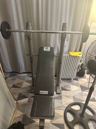 Banco pesas BM210 + barra