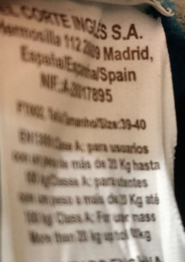 Patines 4 ruedas talla 39-40