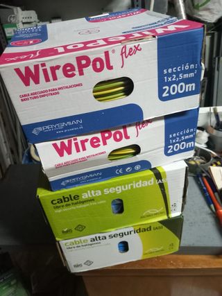 Cable eléctrico pack pactado