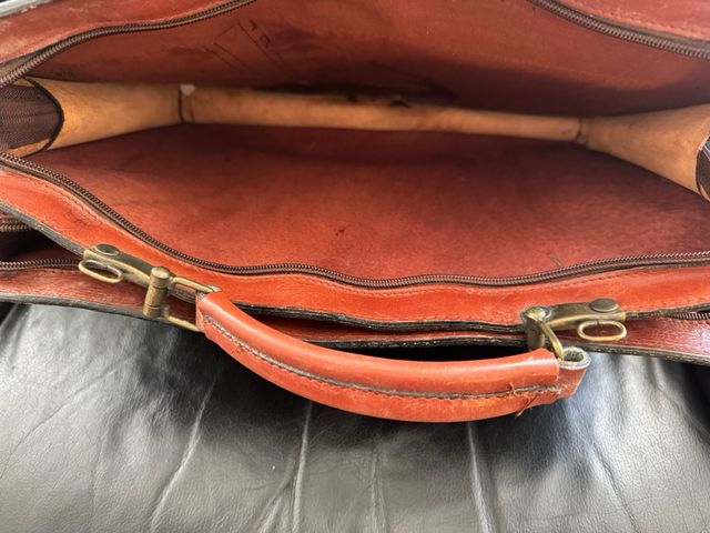 Borsa portadocumenti in pelle