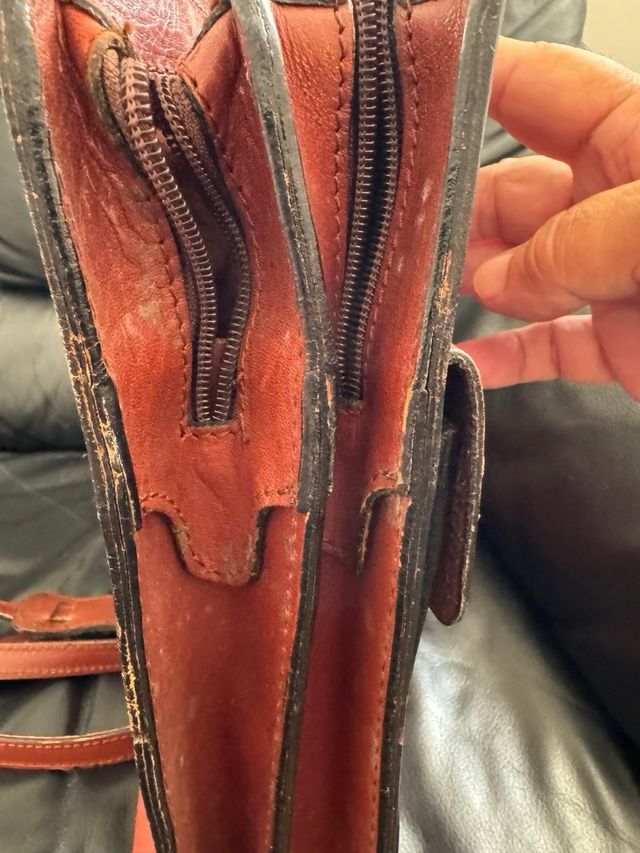 Borsa portadocumenti in pelle