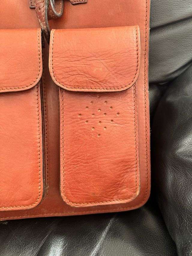 Borsa portadocumenti in pelle